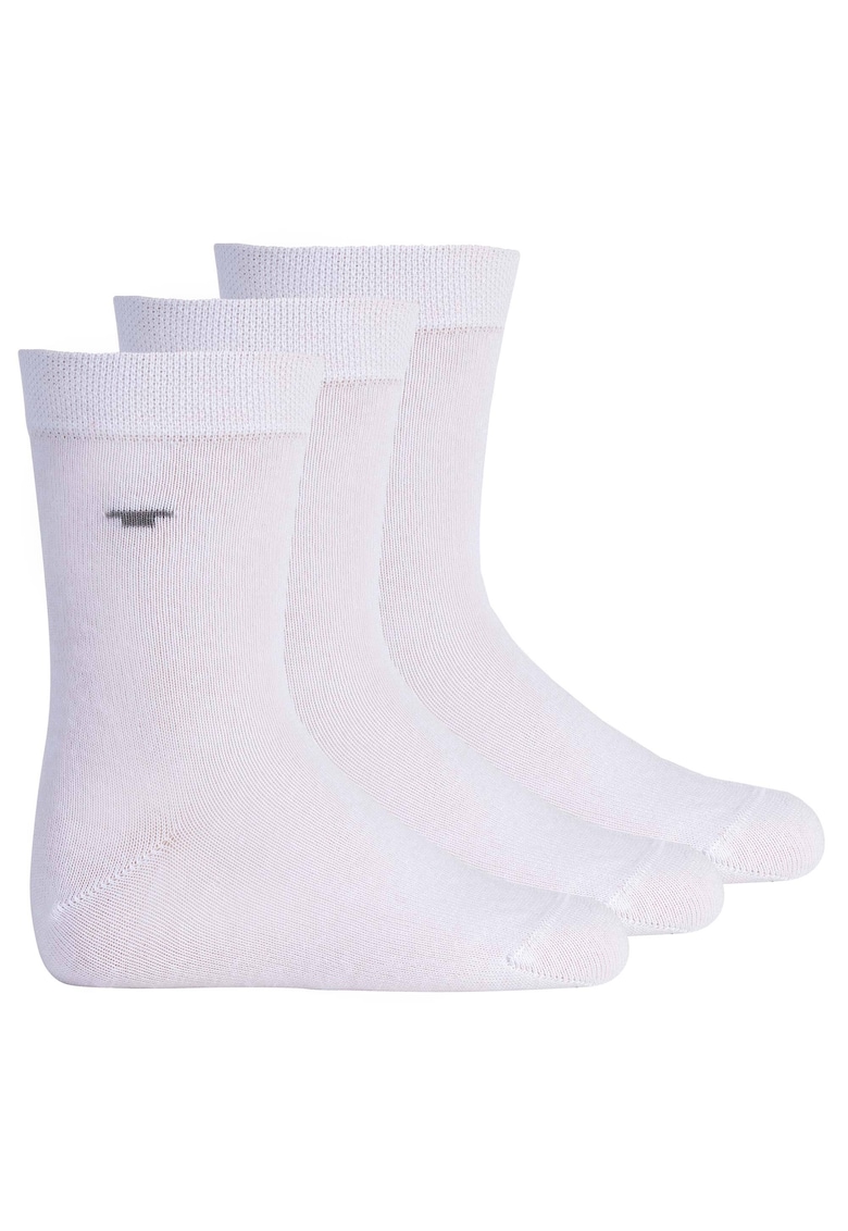 Oferte la Set de sosete scurte - 3 perechi - Alb