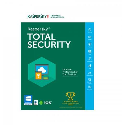 Oferte la Kaspersky Total Security Multi-Device European Edition 3PC 1An Licenta Reinnoire Electronica