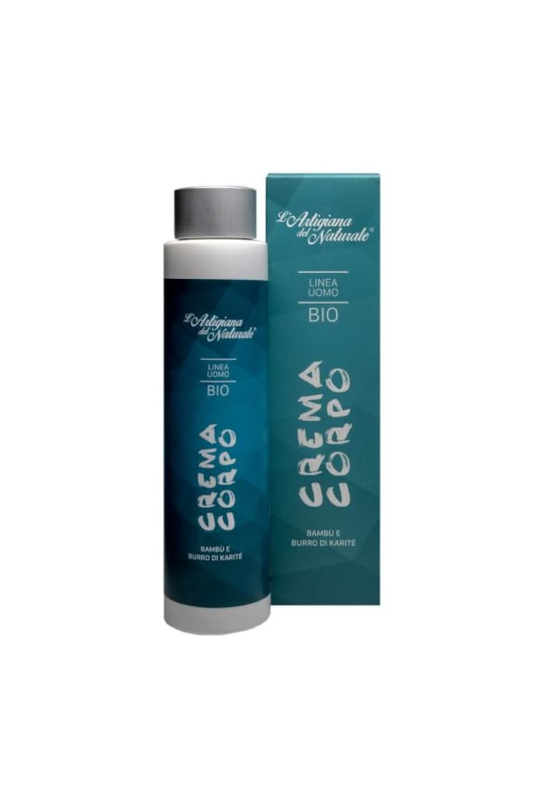 Oferte la Crema de corp bio hidratanta  cu bambus si unt de shea - Barbati - 200 ml