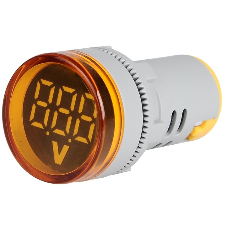 Oferte la Voltmetru digital cu LED si afisaj luminos Indicator de tensiune AC 60-500V, GALBEN SINOTIMER ST16V-03
