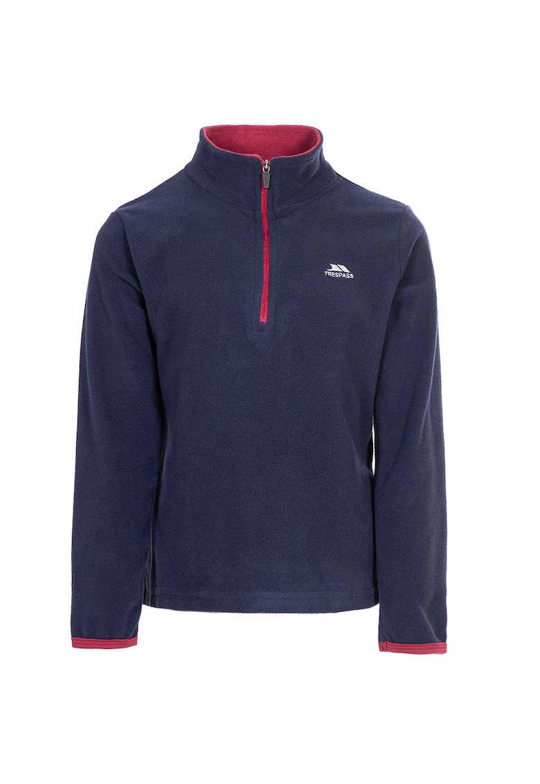 Oferte la Bluza din material fleece cu fermoar scurt Sybil - Bleumarin
