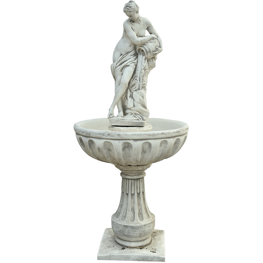 Oferte la Decoratiune gradina Cementarte, fantana Nudo Anfora, beton, 160 x 75 cm, 120 kg