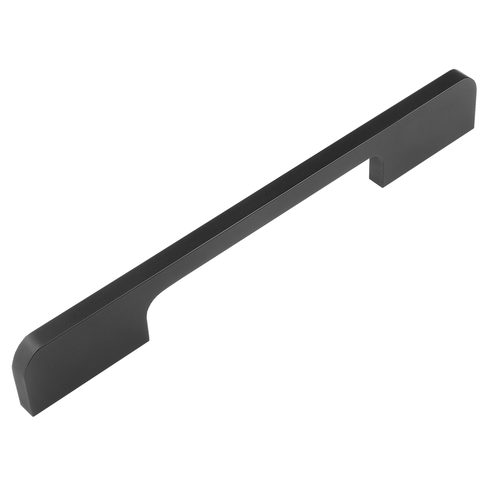 Maner Teko MK21, aluminiu, negru, distanta intre gauri 192 mm