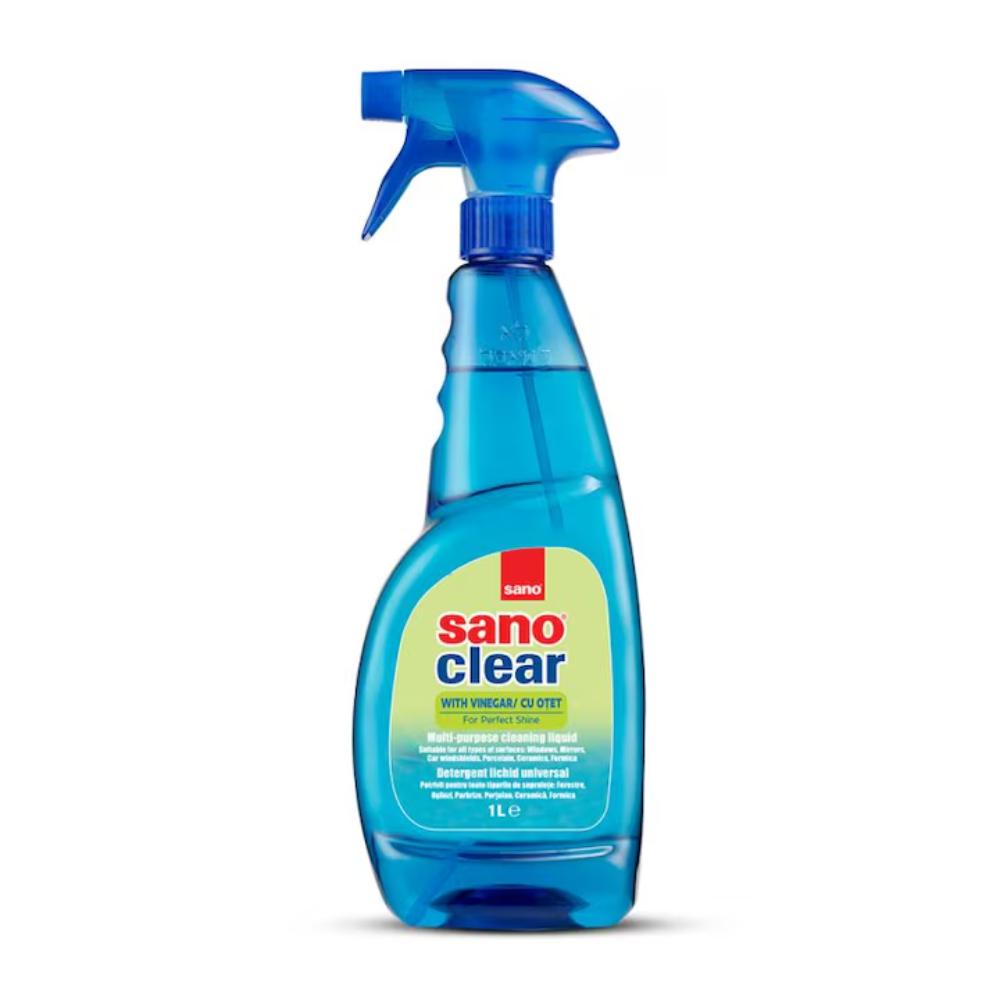 Oferte la Solutie geamuri cu otet Sano Clear, pulverizator, 1 l