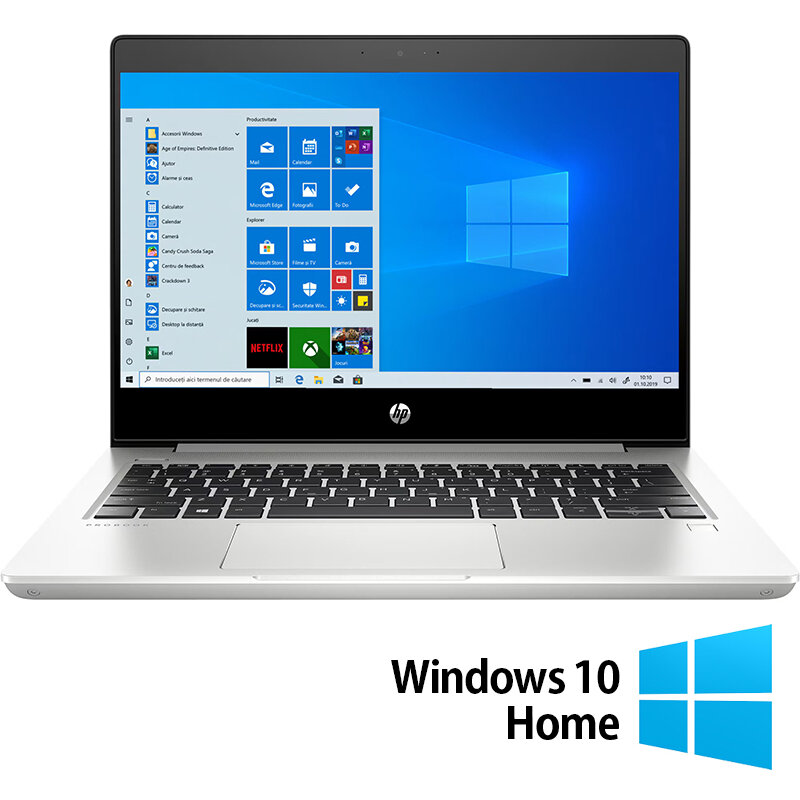 Oferte la Laptop Refurbished ProBook 430 G6 FHD 13.3 inch Intel Core i5-8265U 8GB 256GB SSD Windows 10 Home Silver