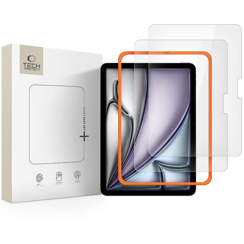 Folie protectie tableta Easy Set+ compatibil cu iPad Air 11inch 6/7 /2024-2025 Clear