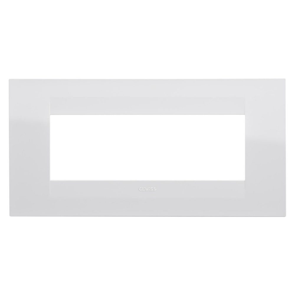 Oferte la Rama decorativa aparataj Gewiss Geo GW16406TB , 6 module, tehnopolimer, alb