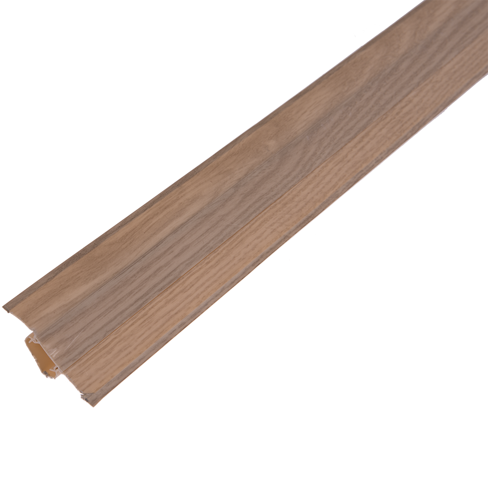 Oferte la Plinta cu canal dublu, PVC, stejar Liverpool, 2500x55x26 mm