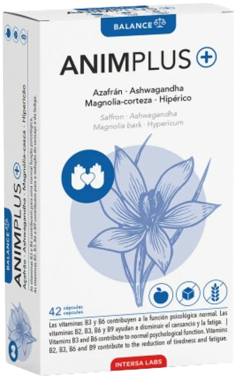 Oferte la Animplus- capsule cu ashwagandha si vitamine, 42 capsule, 22,05g Intersa Labs