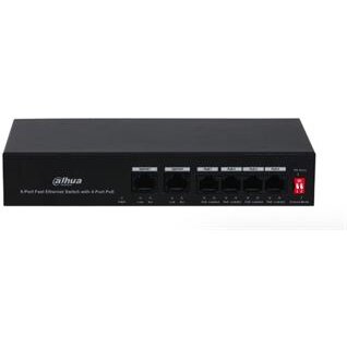 Oferte la Switch 6-Port PoE 4x PoE Unmanaged Negru