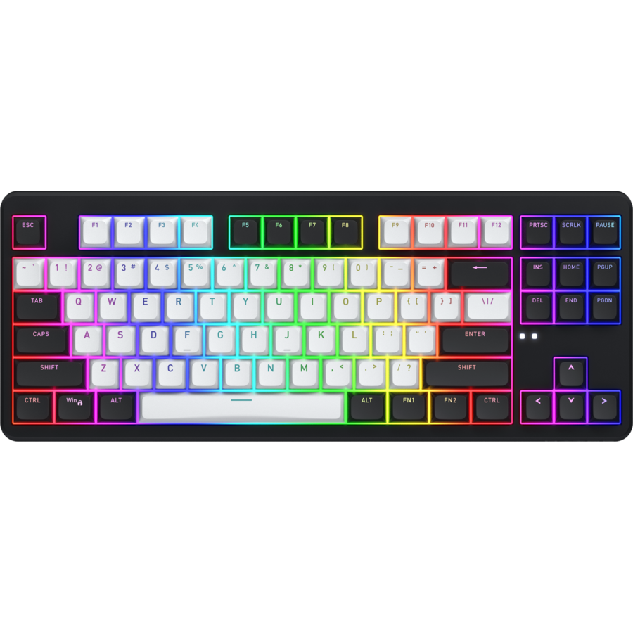 Oferte la Tastatura Gaming Wireless Rockfall 3 TKL 2.4GHz / BT5.3 / USB Iluminare RGB Negru
