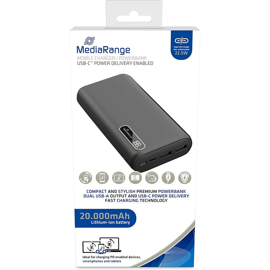 Oferte la Acumulator Extern 20000mAh Litiu Polimer Negru