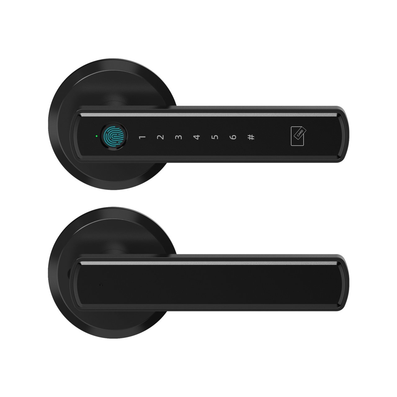 Oferte la Set Maner & Broasca IFL cu Deschiere Amprenta, Cod PIN, Administrare Aplicatie, Negru Mat
