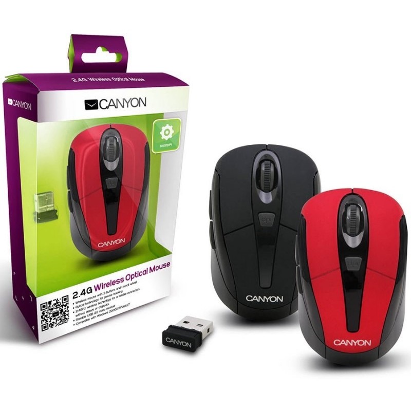 Mouse wireless CNR-MSOW06B Black