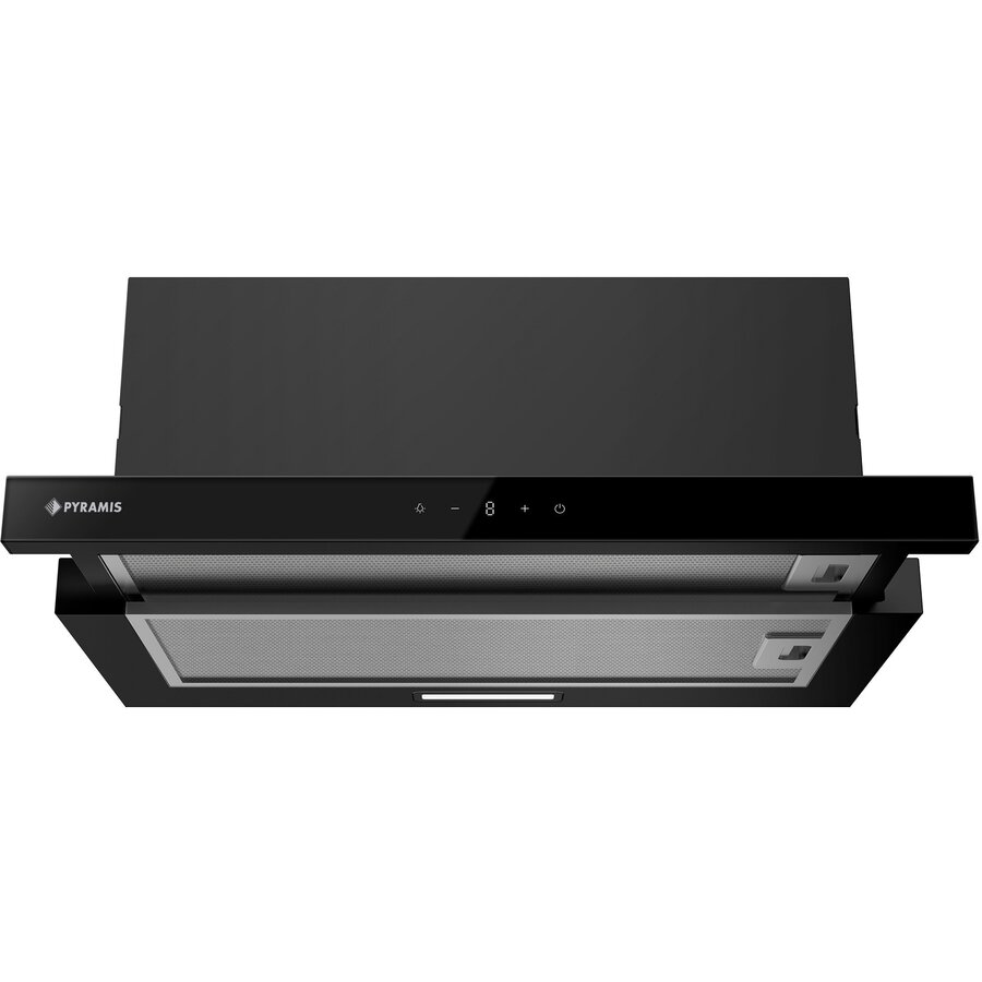 Oferte la Hota Telescopica Premium Turbo MDT Touch Control Full Black Glass