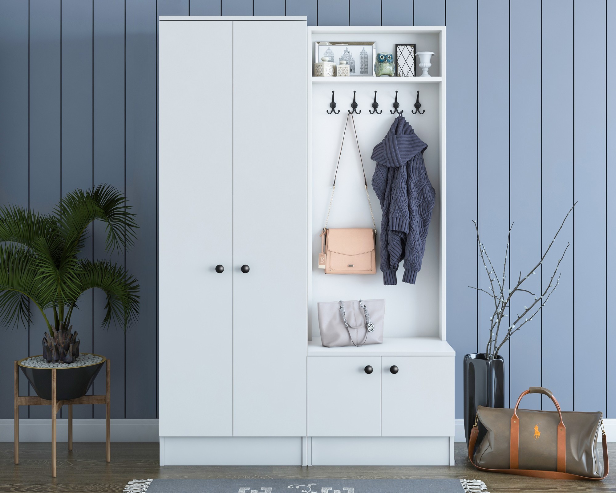 Oferte la Cuier cu dulap M11 - 1567 Dimensiuni 119.6 X 182.8 X 37.3