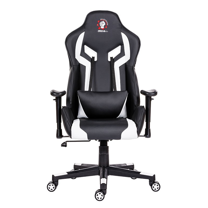 Oferte la Scaun gaming Venom, negru cu alb