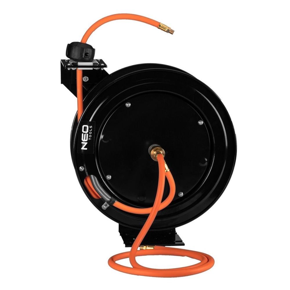 Oferte la Tambur pneumatic Neo Tools Heavy Duty, metal/PVC, 1/4, 20 bari, furtun 16 m 
