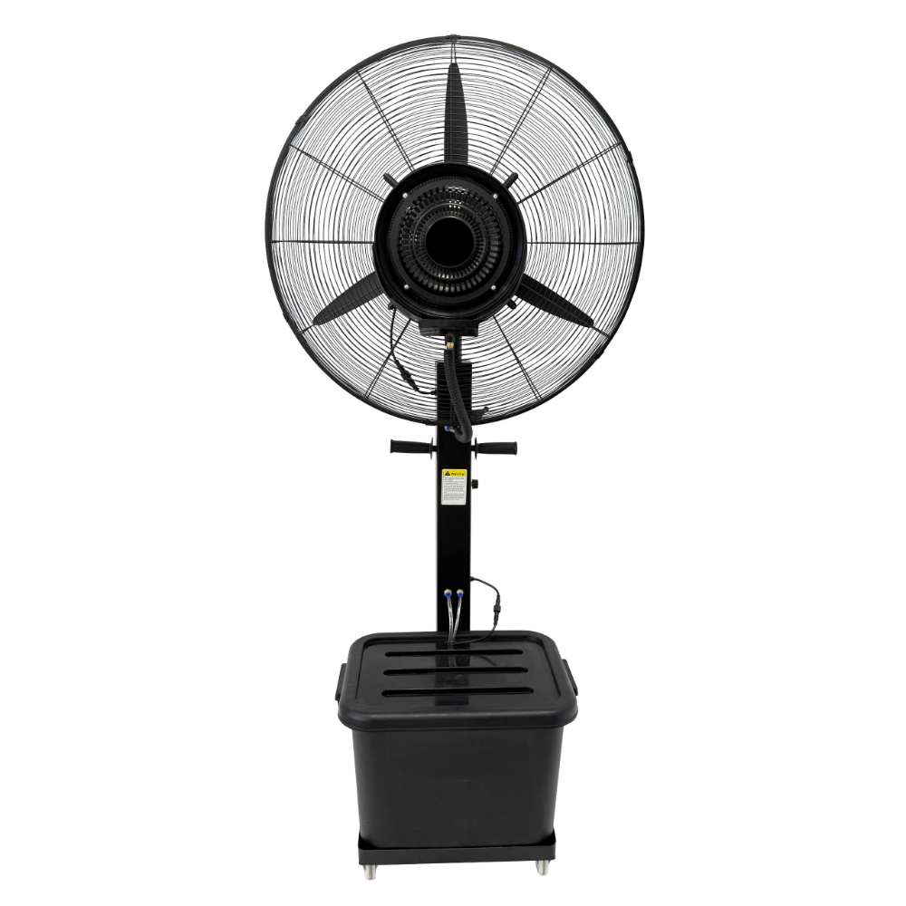 Oferte la Ventilator de terasa cu pulverizare apa Vortex VO4260, 30 W, rezervor apa 40 l, 3 trepte, negru, 52 x 81 x 180 cm