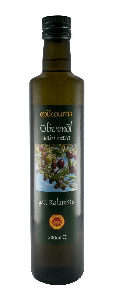 Ulei de masline extravirgin bio din Kalamata, 500ml Epikouros