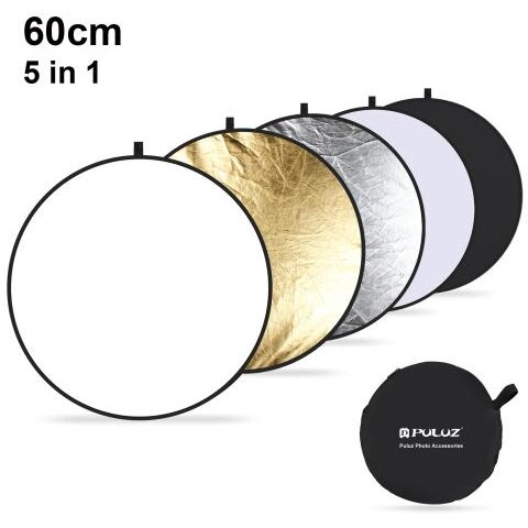 Oferte la Set Placi Reflectoare pentru Studio Foto PU5111 Photo Blend 5-in-1 Diametru 60CM cu Husa