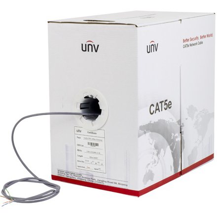Oferte la Rola 305ml cablu UTP cat.5e, OFC, 0.50 mm cupru - UNV CAB-LC2100B-IN