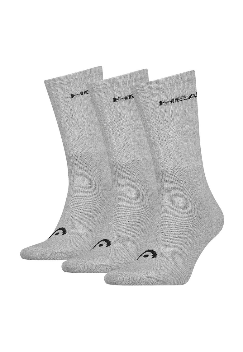 Oferte la Set de sosete unisex - lungi - 3 perechi - Gri
