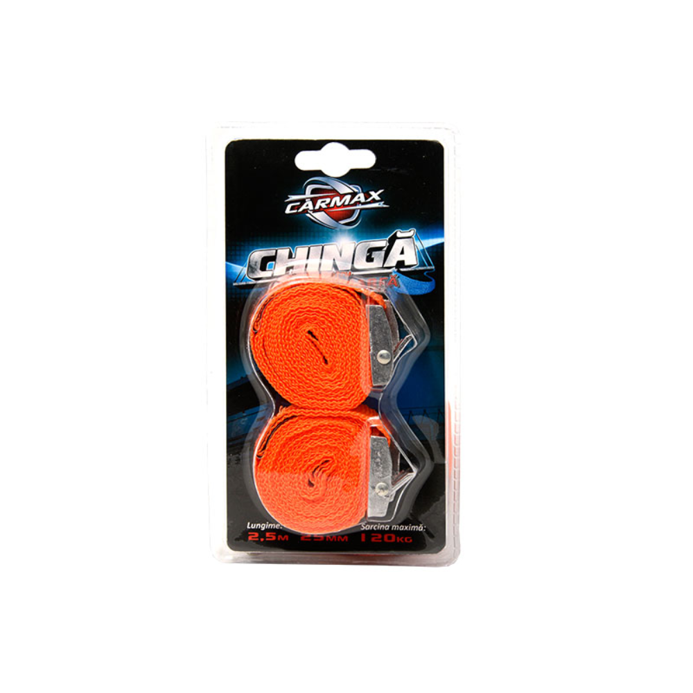 Oferte la Chinga auto de fixare Carmax, 120 kg, 2.5 x 250 cm