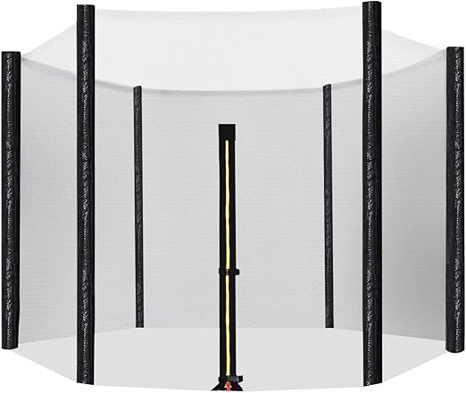 Oferte la Resigilat! Plasă de siguranță de schimb pentru trambulină SONGMICS, 305cm, 8 stalpi