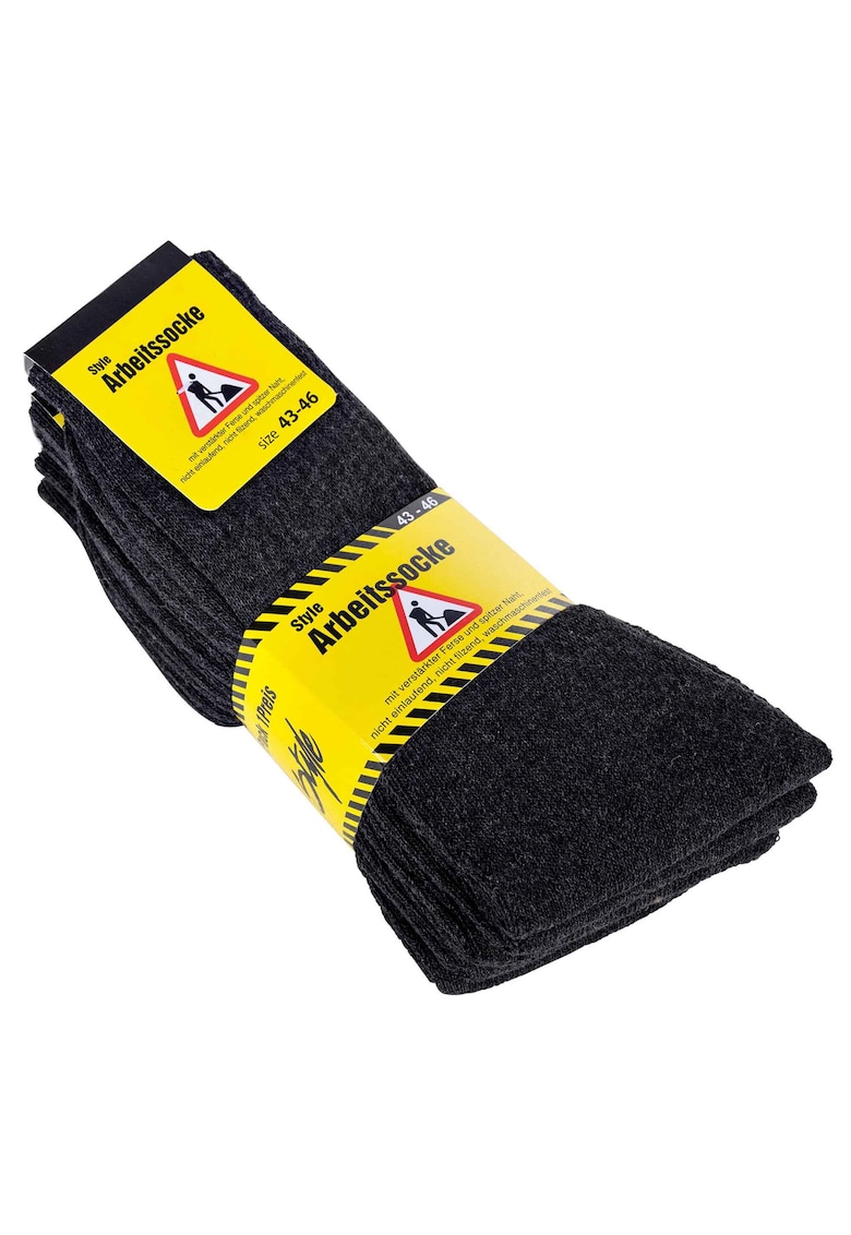 Oferte la Set de sosete lungi - 5 perechi - Gri antracit