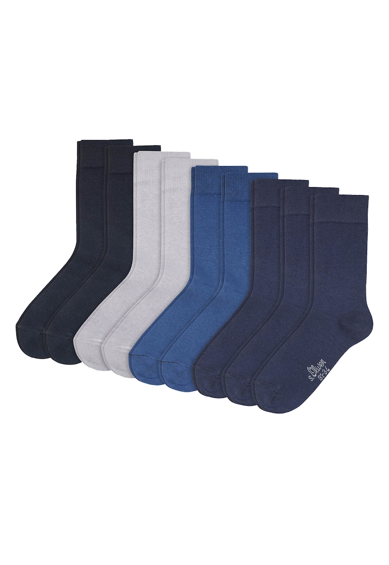 Oferte la Set de sosete lungi - 9 perechi - Albastru