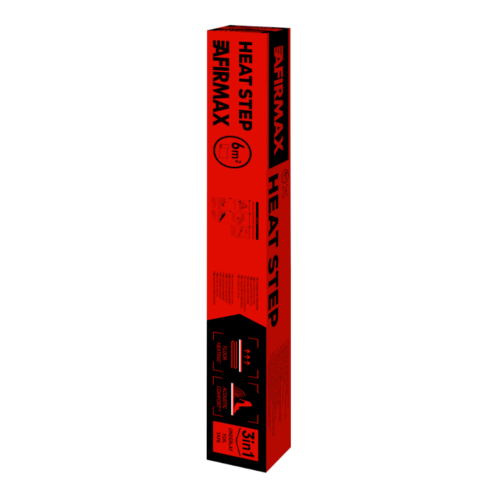 Oferte la Folie izolatoare parchet Afirmax Heat Step, pentru incalzirea in pardoseala, PU/minerals + PET, 2 mm, 6 x 1 m