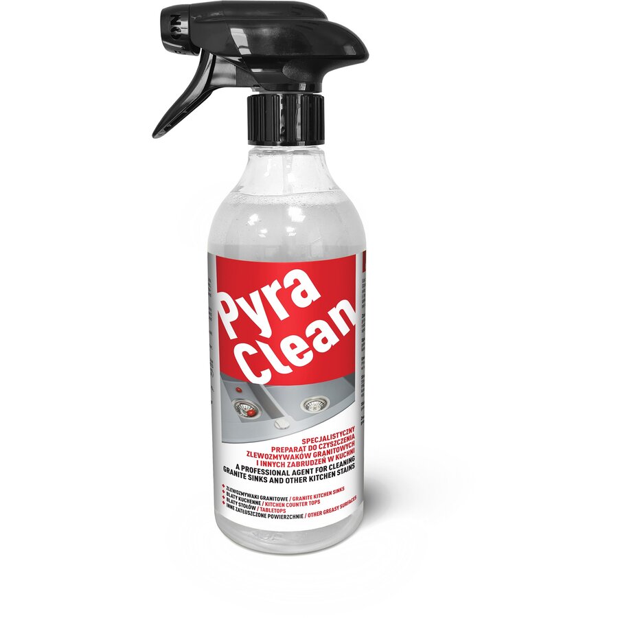 Oferte la Detergent PYRACLEAN pentru Chiuvete si Blaturi de Granit 500ML