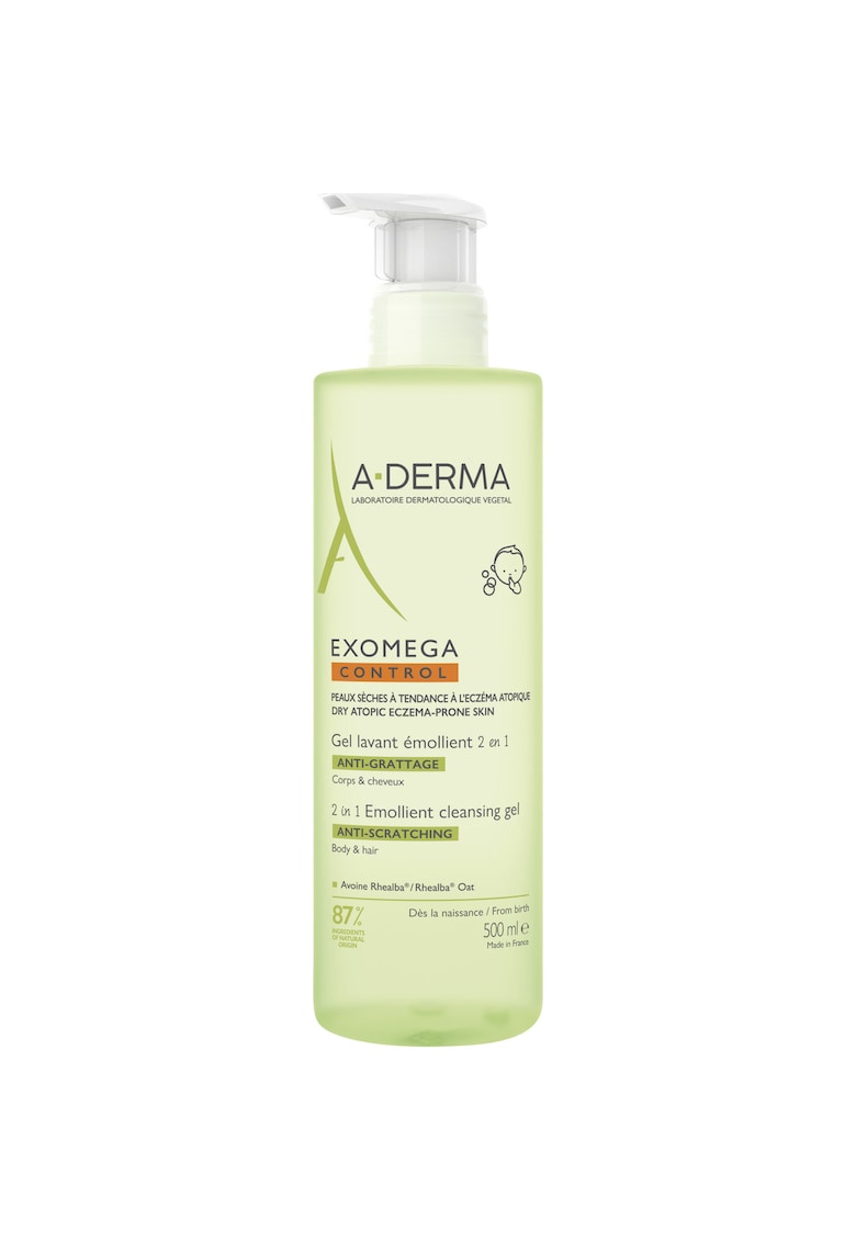 Oferte la Gel de curatare  Exomega Control pentru piele uscata si atopica -pentru copii - 500 ml