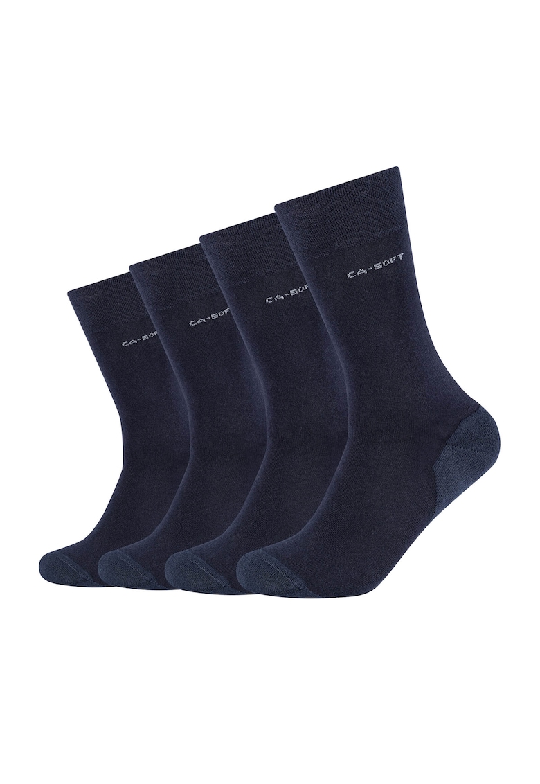 Oferte la Set de sosete lungi unisex - 4 perechi - Bleumarin