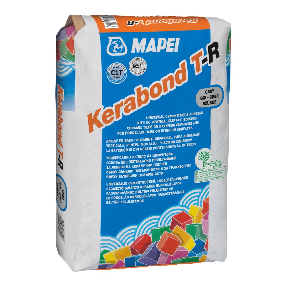 Oferte la Adeziv gresie si faianta Mapei Kerabond T-R, interior/exterior, gri, 25 kg