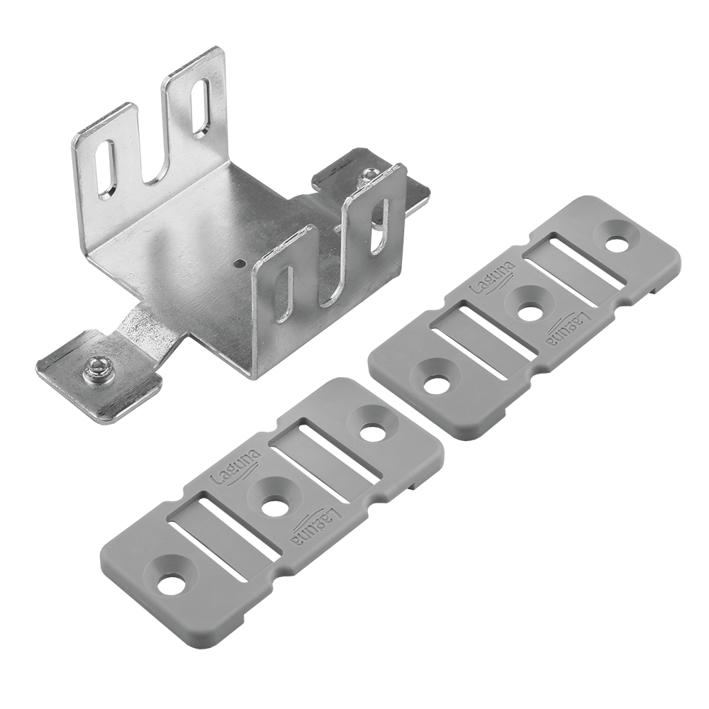 Set accesorii montaj vertical pentru profile aluminiu LB, otel, 115 mm