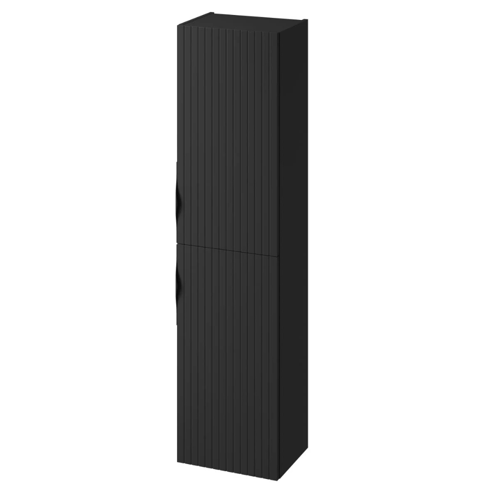 Oferte la Dulap baie Cersanit Tirso, suspendat, PAL, negru, 1600 x 400 x 301.5 mm