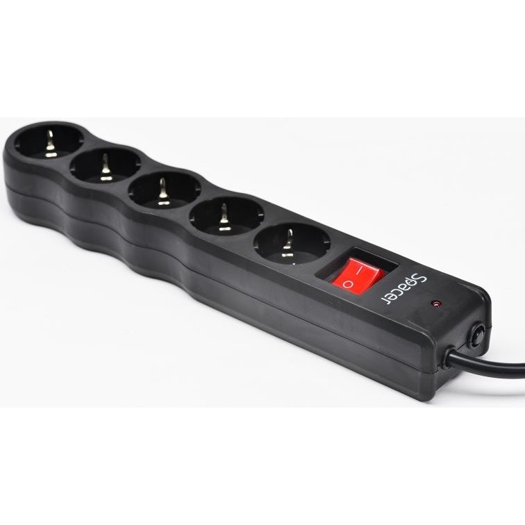 Oferte la Priza cu protectie prelungitor 5 prize 1.8m Spacer Defender