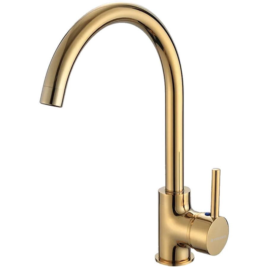 Oferte la Baterie Bucatarie Eco Bello   Monocomanda Finisaj PVD Gold