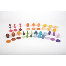 Oferte la Set De 42 Forme Din Lemn Colorate Pentru Activitati Educative Comorile Padurii