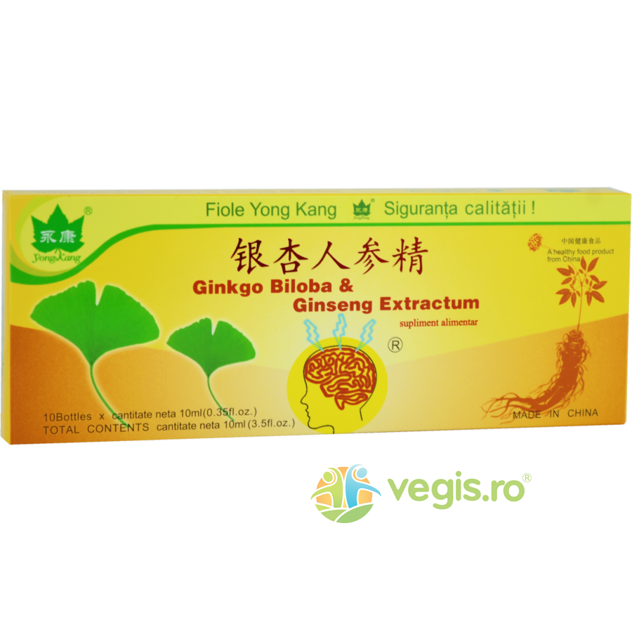 Oferte la Ginkgo Biloba + Ginseng 10fiole*10ml