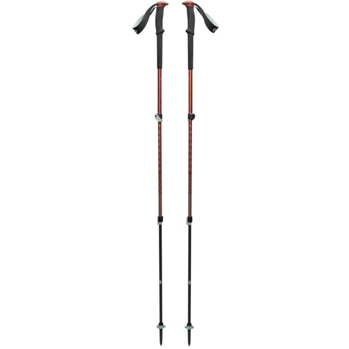Oferte la Black Diamond trekking poles Trail (red/mint, 1 pair, 100-140 cm)
