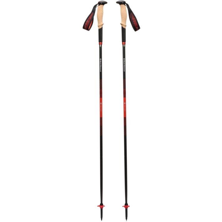 Oferte la Black Diamond Pursuit Carbon Z trekking poles (anthracite/orange, 1 pair, 110 cm)