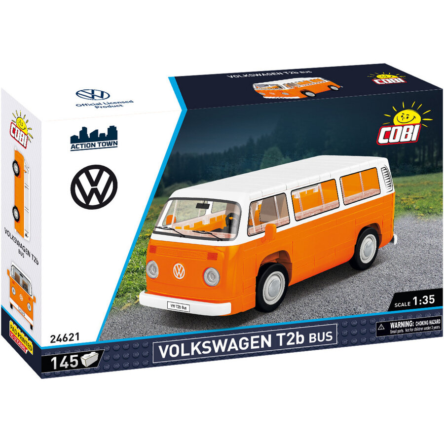 Oferte la Volkswagen T2b Bus 145 Piese Varsta 7 Ani+ Portocaliu