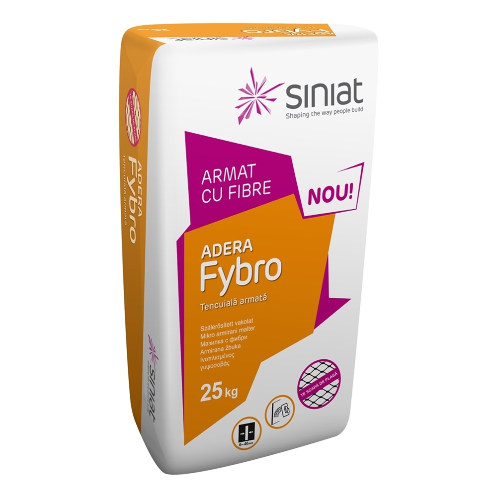 Oferte la Tencuiala armata Adera Fybro, pentru interior, 25 kg