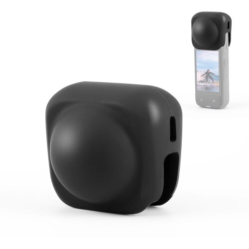 Oferte la Capac Protectie Obiectiv PU980B Silicon pentru Insta360 X4 / X5 Negru
