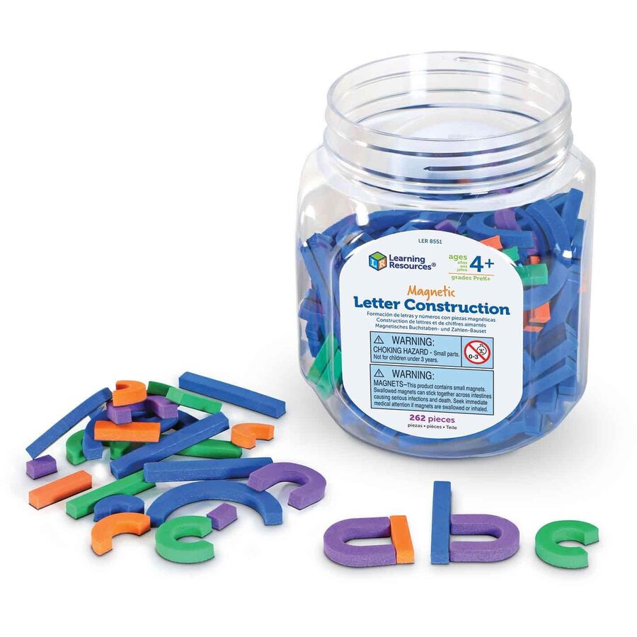 Oferte la Set de Constructie Magnetic Litere si Cifre 262 Piese 4 Ani+ Multicolor