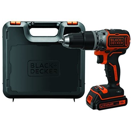 Oferte la BLACK + DECKER cordless hammer BL188K, 18 Volt (black / orange, Li-ion battery pack 1.5Ah)