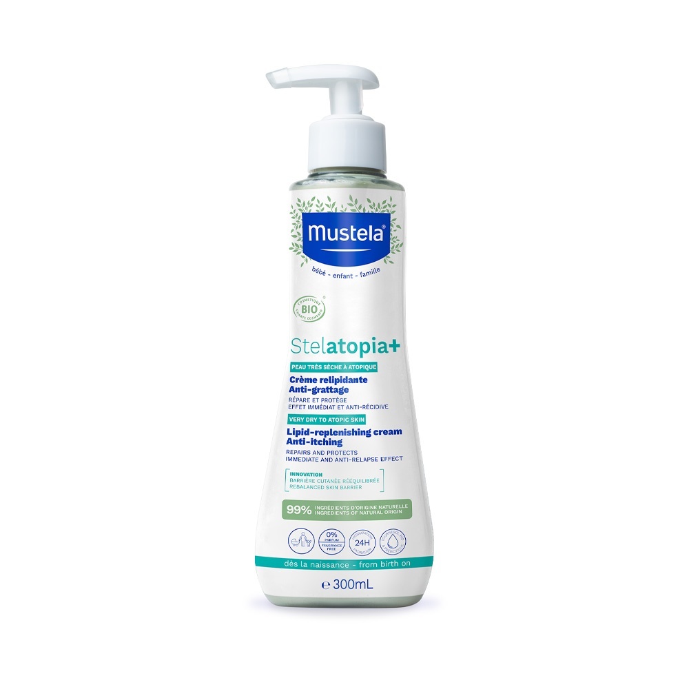 Oferte la Crema de refacere a lipidelor Mustela Stelatopia+, 300 ml